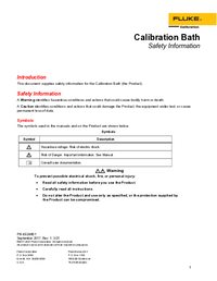 Thumbnail of document Guide - 7037  Refrigerated Temperature Calibration Baths